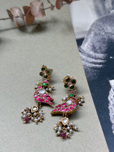 Load image into Gallery viewer, Gold polish silver 925 earrings