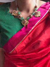 Load image into Gallery viewer, One of a kind kundan pearl statement necklace
