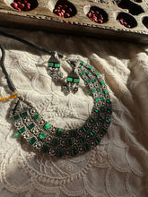 Load image into Gallery viewer, Emerald Green Choker set