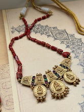 Load image into Gallery viewer, One of a kind silver coral choker