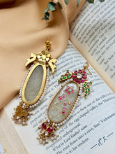 Load image into Gallery viewer, Statement Inlay work earrings 3