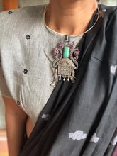 Load image into Gallery viewer, One of a kind contemporary silver necklace