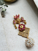Load image into Gallery viewer, Vintage style pendant in silver 925 and gold polish