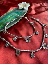 Load image into Gallery viewer, Silver anklets-Balinese