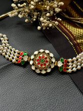 Load image into Gallery viewer, One of a kind silver kundan choker