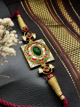 Load image into Gallery viewer, One of a kind silver kundan choker