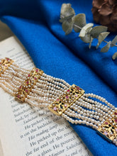 Load image into Gallery viewer, Statement kundan & pearl choker necklace 2