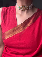 Load image into Gallery viewer, One of a kind silver kundan choker