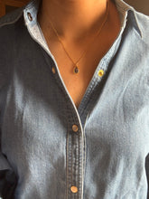 Load image into Gallery viewer, Dainty carved tourmaline neckpiece 11