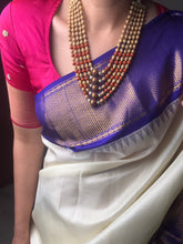 Load image into Gallery viewer, Statement multilayer coral dolki necklace