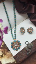 Load image into Gallery viewer, Statement Turquoise necklace set