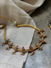 Load image into Gallery viewer, Vintage style choker in silver 925