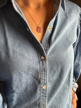 Load image into Gallery viewer, Dainty carved tourmaline neckpiece 1