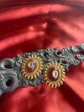 Load image into Gallery viewer, Statement studs with inlay work