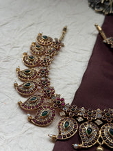 Load image into Gallery viewer, Statement mango necklace in silver 925