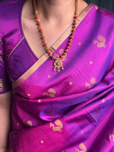 Load image into Gallery viewer, Kundan necklace in silver 925 and gold polish