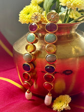 Load image into Gallery viewer, Statement Navaratana  Earrings