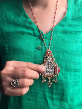 Load image into Gallery viewer, One of a kind amulet pendant with kundan work