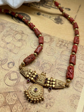 Load image into Gallery viewer, One of a kind silver coral choker