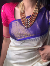 Load image into Gallery viewer, Statement multilayer coral dolki necklace