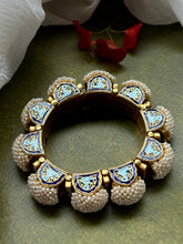 Load image into Gallery viewer, Festive Meenawork Gajra bangle (Made on order)