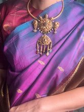 Load image into Gallery viewer, One of a kind gold polish kundan work statement necklace