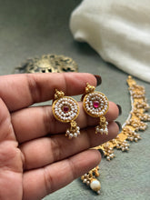Load image into Gallery viewer, Statement Chettinad style necklace set