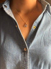 Load image into Gallery viewer, Dainty carved tourmaline neckpiece 10