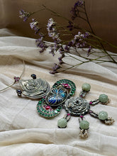 Load image into Gallery viewer, One of a kind contemporary silver necklace