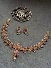 Load image into Gallery viewer, Statement Chettinad style necklace set