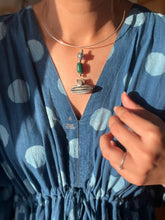 Load image into Gallery viewer, Contemporary vintage silver pendant hasli 9