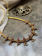 Load image into Gallery viewer, Vintage style choker in silver 925