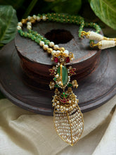 Load image into Gallery viewer, One of a kind kundan pearl pendant necklace