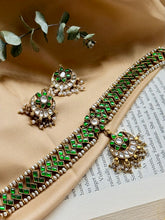 Load image into Gallery viewer, Emerald green attigai set