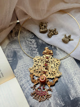 Load image into Gallery viewer, One of a kind Nandi & peacock pendant