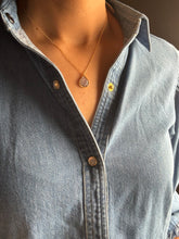 Load image into Gallery viewer, Dainty carved tourmaline neckpiece 10