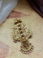 Load image into Gallery viewer, One of a kind Nandi & peacock pendant