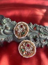 Load image into Gallery viewer, Statement Kundan earrings