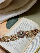 Load image into Gallery viewer, One of a kind kundan necklace in silver 925