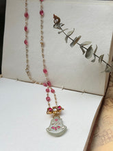 Load image into Gallery viewer, Dainty Inlay work necklace in natural aventurine and gemstones