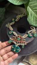 Load image into Gallery viewer, One of a kind kundan pearl necklace