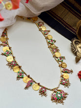 Load image into Gallery viewer, Statement vintage style kasu mala pendant necklace