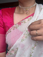 Load image into Gallery viewer, One of a kind silver pearl choker