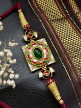 Load image into Gallery viewer, One of a kind silver kundan choker