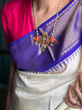 Load image into Gallery viewer, One of a kind pearl chain with a vintage pendant(made to order)