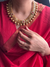 Load image into Gallery viewer, One of a kind gold polish kundan work statement necklace set