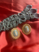 Load image into Gallery viewer, Statement studs with inlay work