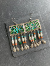 Load image into Gallery viewer, Vintage meenakari earrings