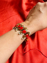 Load image into Gallery viewer, Coral bird bracelet/Ponchi