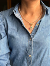 Load image into Gallery viewer, Natural Jade Inlay work neckpiece